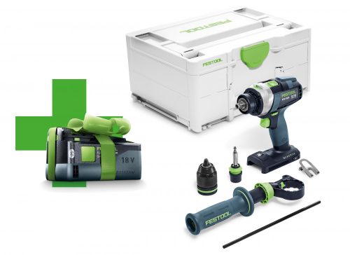 Festool akkus ütvefúró-csavarbehajtó, TPC 18/4 I-Basic-5,2 Autumn Promo 2022